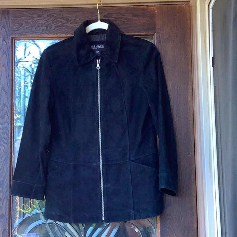 Bernardo Black Leather Jacket